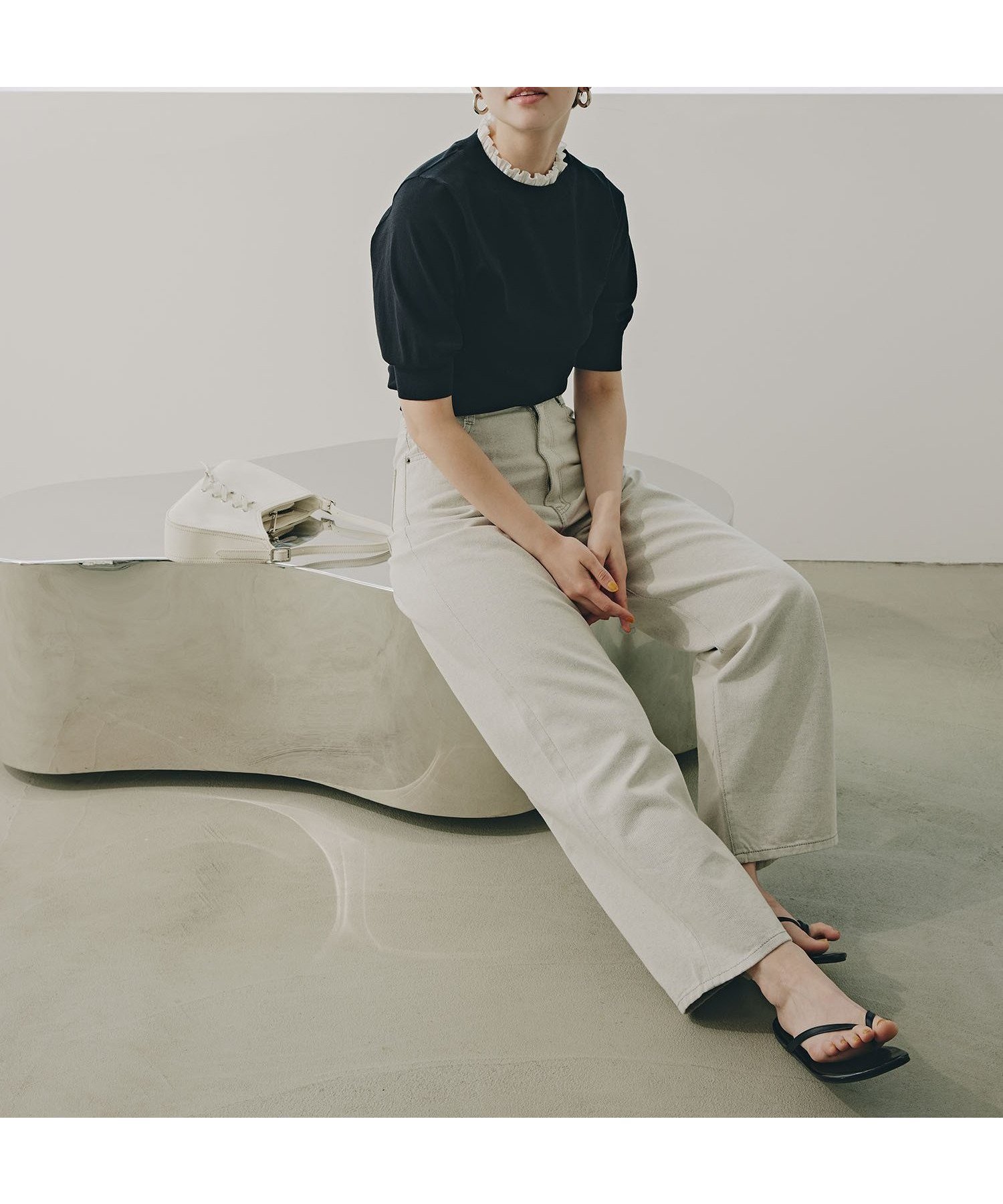【エヌ ナチュラルビューティーベーシック/N.Natural Beauty basic】のハイトーンワイドデニムパンツ 人気、トレンドファッション・服の通販 founy(ファニー) 　ファッション　Fashion　レディースファッション　Fashion for Women　パンツ　Pants & Trousers　デニムパンツ・ジーンズ・美脚デニム　Denim Jeans & Pants　おすすめ　Recommended / Our Picks　デニム　Denim, Jeans Material　定番　Standard, Basic Item　 other-1|ID: prp329100004601419 ipo3291000000032715312