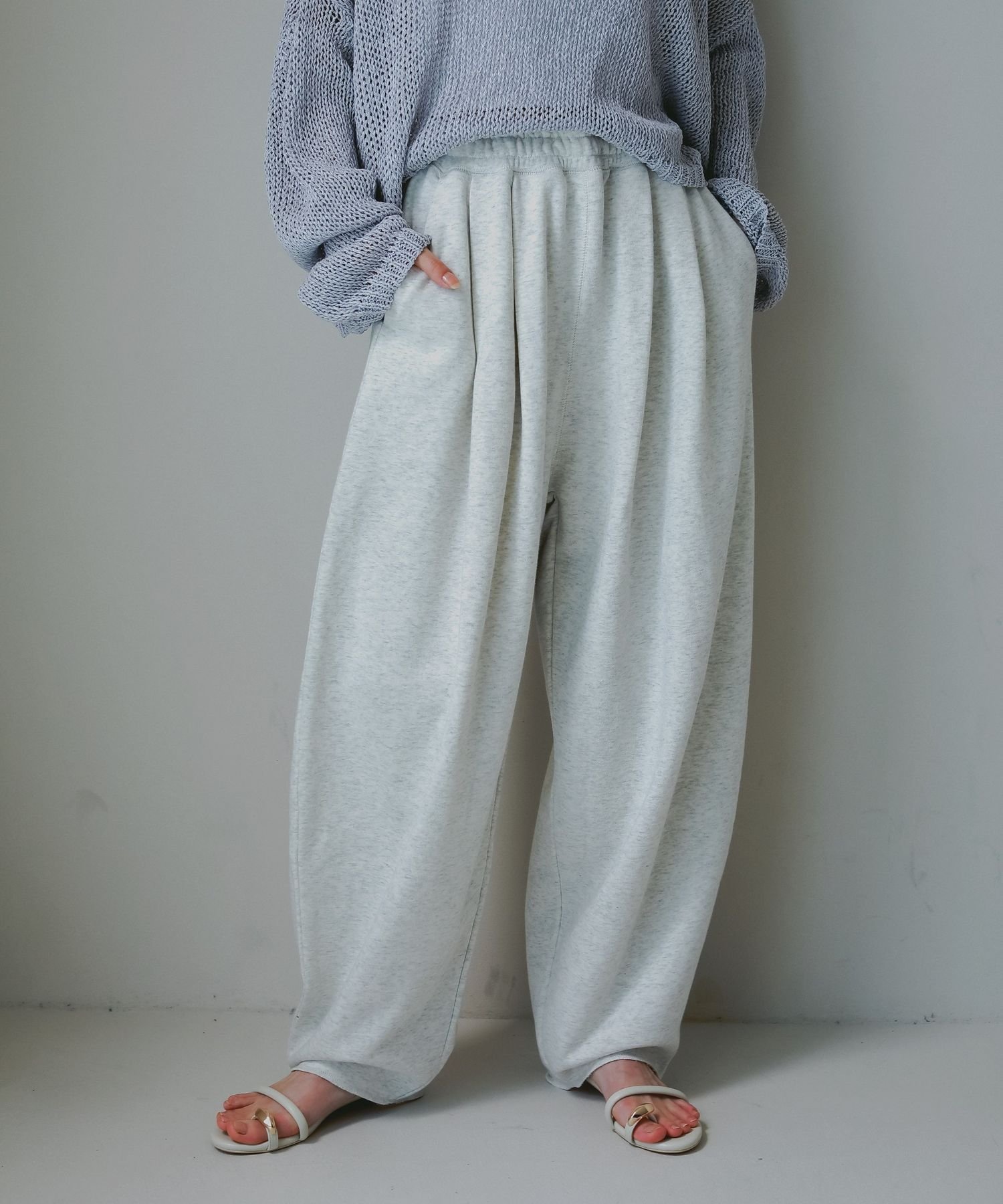 【その他のブランド/Other】のスウェットカーブパンツ 人気、トレンドファッション・服の通販 founy(ファニー) 　ファッション　Fashion　レディースファッション　Fashion for Women　パンツ　Pants & Trousers　ジャケット　Jacket, Outerwear　リラックス　Relax, Relaxed Fit　夏　Summer　軽量　Lightweight, Ultra Light　 other-1|ID: prp329100004601431 ipo3291000000032715389