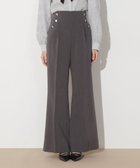 【その他のブランド/Other】のボタンセミフレア美脚パンツ トップグレー1|ID: prp329100004601435 ipo3291000000032715415