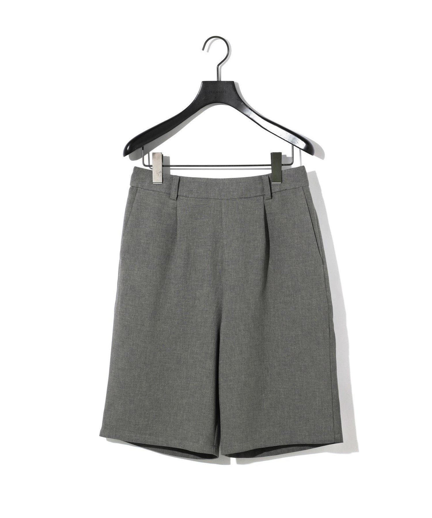 【マーコート/MARcourt】のMIDIUMISOLID for Ladies イージーハーフスラックス インテリア・キッズ・メンズ・レディースファッション・服の通販 founy(ファニー) 　ファッション　Fashion　レディースファッション　Fashion for Women　ストレート　Straight, Straight Cut　スリム　Slim, Slim Fit　セットアップ　Set-Up, Coordinated Outfit　ベスト　Vest, Waistcoat　ポケット　Pocket, Pocket Detail　ワイド　Wide, Wide Fit　吸水　Absorbent, Quick-Dry　夏　Summer　無地　Plain, Solid Color　グレー|ID: prp329100004601437 ipo3291000000032715433