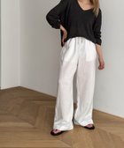 【キャナルジーン/CANAL JEAN】のEl mar リネンイージーパンツ 人気、トレンドファッション・服の通販 founy(ファニー) ファッション Fashion レディースファッション Fashion for Women パンツ Pants & Trousers タンク Tank Top, Sleeveless Top ドローコード Drawcord, Drawstring Cord ポケット Pocket, Pocket Detail リネン Linen, Linen Fabric thumbnail ホワイト|ID: prp329100004601438 ipo3291000000032715445