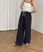 【キャナルジーン/CANAL JEAN】のEl mar リネンイージーパンツ 人気、トレンドファッション・服の通販 founy(ファニー) ファッション Fashion レディースファッション Fashion for Women パンツ Pants & Trousers タンク Tank Top, Sleeveless Top ドローコード Drawcord, Drawstring Cord ポケット Pocket, Pocket Detail リネン Linen, Linen Fabric thumbnail ネイビー|ID: prp329100004601438 ipo3291000000032715446