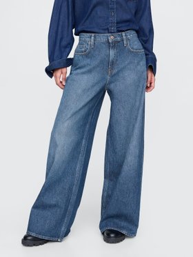 【ギャップ/GAP】のミッドライズ スーパーバギーデニム 人気、トレンドファッション・服の通販 founy(ファニー) ファッション Fashion レディースファッション Fashion for Women ストレッチ Stretch, Stretchy Fabric テーパード Tapered, Tapered Pants デニム Denim, Jeans Material トレンド Trend, Trending Now バランス Balance, Style Balance フィット Fit, Slim Fit ポケット Pocket, Pocket Detail リラックス Relax, Relaxed Fit |ID:prp329100004601441
