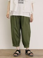 【サマンサモスモス/Samansa Mos2】の裾タックテーパードパンツ 人気、トレンドファッション・服の通販 founy(ファニー) ファッション Fashion レディースファッション Fashion for Women パンツ Pants & Trousers ギャザー Gathered, Ruffled シンプル Simple, Minimal フィット Fit, Slim Fit 無地 Plain, Solid Color thumbnail カーキ|ID: prp329100004601450 ipo3291000000032715577