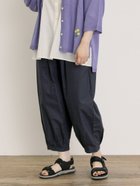 【サマンサモスモス/Samansa Mos2】の裾タックテーパードパンツ 人気、トレンドファッション・服の通販 founy(ファニー) ファッション Fashion レディースファッション Fashion for Women パンツ Pants & Trousers ギャザー Gathered, Ruffled シンプル Simple, Minimal フィット Fit, Slim Fit 無地 Plain, Solid Color thumbnail ネイビー|ID: prp329100004601450 ipo3291000000032715578