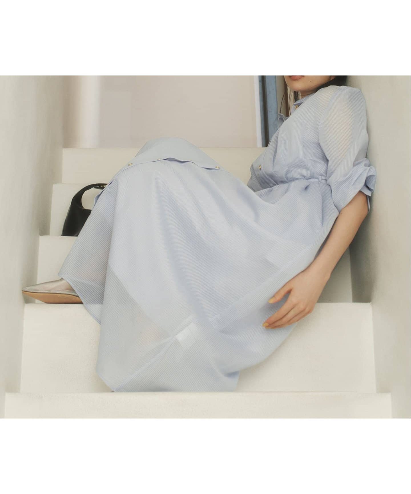 【ラ トータリテ/La TOTALITE】の【洗える】タックシャツワンピース 人気、トレンドファッション・服の通販 founy(ファニー) 　ファッション　Fashion　レディースファッション　Fashion for Women　ワンピース　Dresses　シャツワンピース / 1枚で着映えコーデ　Shirt Dresses　2025年　2025　2025春夏・S/S　Spring/Summer 2025 SS25　インナー　Innerwear　ギャザー　Gathered, Ruffled　シャツワンピ　Shirt Dress, Shirt One-Piece　ペチコート　Petticoat, Underskirt　リボン　Ribbon, Bow　洗える　Machine Washable　 other-1|ID: prp329100004601953 ipo3291000000032719901