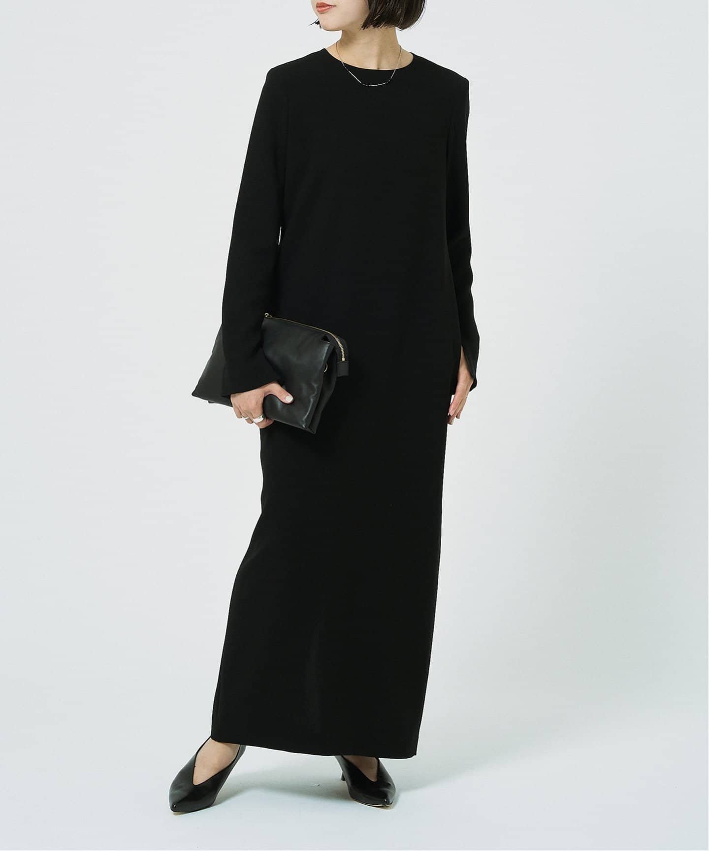 【スピック&スパン/Spick & Span】の《追加 7》ダブルクロスミニマルロングドレス 人気、トレンドファッション・服の通販 founy(ファニー) 　ファッション　Fashion　レディースファッション　Fashion for Women　ワンピース　Dresses　フォーマル・パーティードレス・結婚式用ドレス　Elegant & Casual Dresses　 other-1|ID: prp329100004601990 ipo3291000000032720092