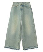 【エックスガール/X-girl】のLOW RISE OVERDYED DENIM PANTS 【X-girl】 LtINDIGO|ID: prp329100004601999 ipo3291000000032720173