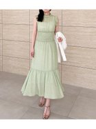 【スナイデル/SNIDEL】のノースリーブプリントワンピース 人気、トレンドファッション・服の通販 founy(ファニー) ファッション Fashion レディースファッション Fashion for Women ワンピース Dresses インナー Innerwear ウェーブ Wavy Pattern エレガント 上品 Elegant キャミソール Camisole, Spaghetti Strap Top シャーリング Shirring, Ruched スリット Slit, Slit Detail ドット Polka Dot, Dot Pattern フリル Frill, Ruffle プリント Print, Printed Pattern ロング Long, Long-Length おすすめ Recommended / Our Picks thumbnail GRN[024]|ID: prp329100004602024 ipo3291000000032720478