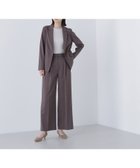 【ナチュラル ビューティー ベーシック/NATURAL BEAUTY BASIC】のサマードライタッチ SETUP ワイドパンツ モーヴブラウン|ID: prp329100004602029 ipo3291000000032720520