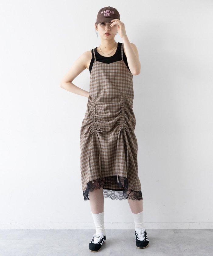 【レイジブルー/RAGEBLUE】の【WOMENS】2WAYギャザーチェックキャミワンピース/セットアップ対応 インテリア・キッズ・メンズ・レディースファッション・服の通販 founy(ファニー) https://founy.com/ ファッション Fashion レディースファッション Fashion for Women ワンピース Dresses キャミソールワンピース Camisole Dresses おすすめ Recommended / Our Picks インナー Innerwear キャミワンピース Cami Dress, Slip Dress ジャケット Jacket, Outerwear セットアップ Set-Up, Coordinated Outfit タンク Tank Top, Sleeveless Top フロント Front, Front Design ベーシック Basic, Essential |ID: prp329100004602033 ipo3291000000032720567