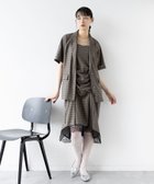 【レイジブルー/RAGEBLUE】の【WOMENS】2WAYギャザーチェックキャミワンピース/セットアップ対応 イエロー×ブルー65|ID: prp329100004602033 ipo3291000000032720572