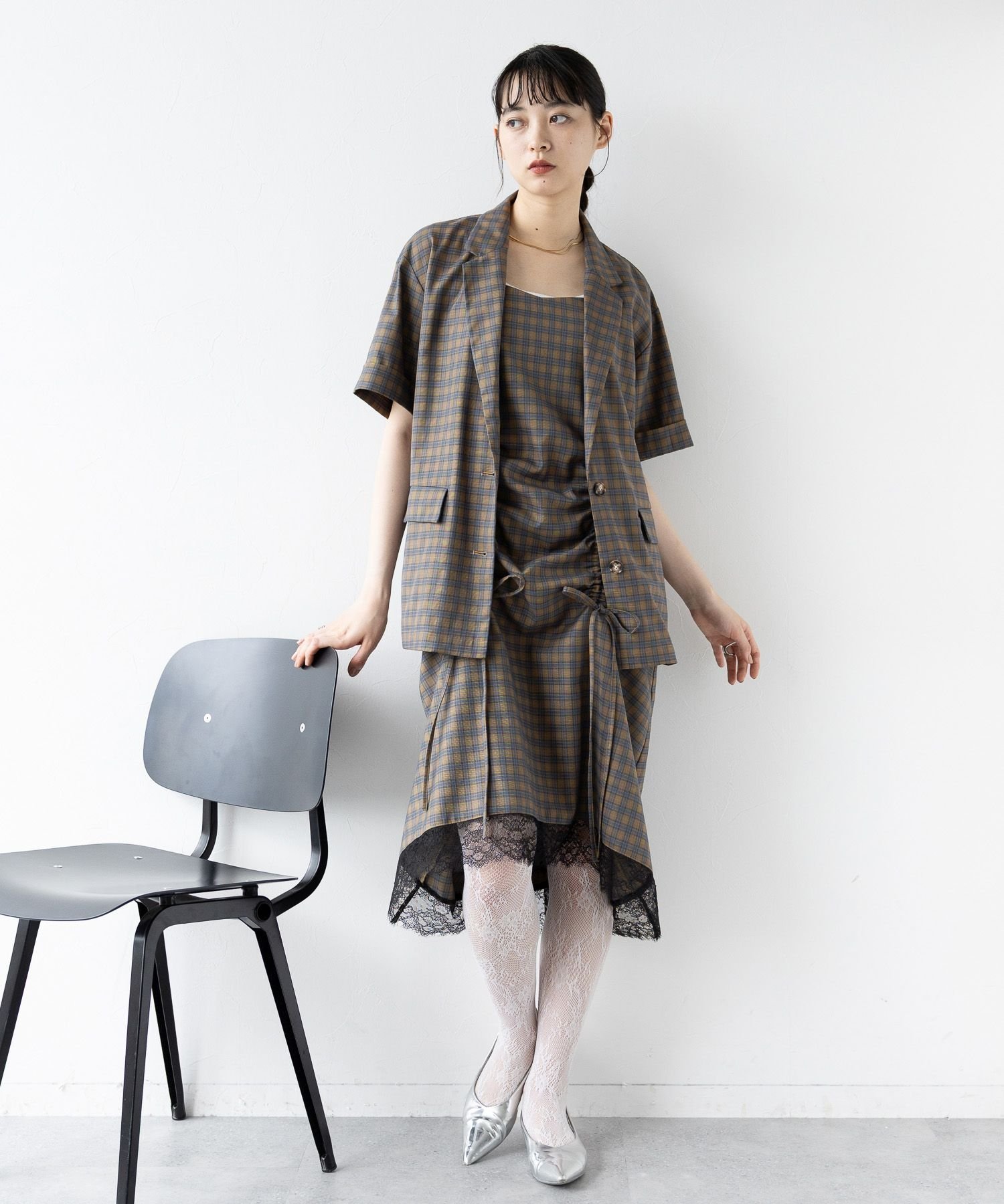 【レイジブルー/RAGEBLUE】の【WOMENS】2WAYギャザーチェックキャミワンピース/セットアップ対応 インテリア・キッズ・メンズ・レディースファッション・服の通販 founy(ファニー) 　ファッション　Fashion　レディースファッション　Fashion for Women　ワンピース　Dresses　キャミソールワンピース　Camisole Dresses　おすすめ　Recommended / Our Picks　インナー　Innerwear　キャミワンピース　Cami Dress, Slip Dress　ジャケット　Jacket, Outerwear　セットアップ　Set-Up, Coordinated Outfit　タンク　Tank Top, Sleeveless Top　フロント　Front, Front Design　ベーシック　Basic, Essential　イエロー×ブルー65|ID: prp329100004602033 ipo3291000000032720572