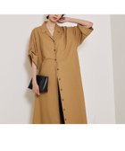 【カリテ/qualite】のダンプシャツワンピース ベージュ|ID: prp329100004602034 ipo3291000000032720580