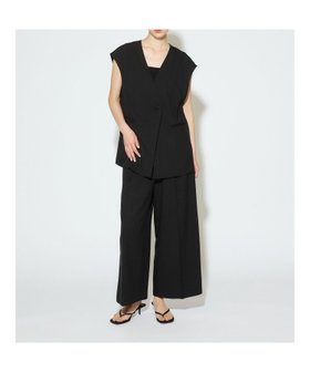 【マーコート/MARcourt】のMIDIUMISOLID for Ladies ストレートワイドパンツ 人気、トレンドファッション・服の通販 founy(ファニー) ファッション Fashion レディースファッション Fashion for Women パンツ Pants & Trousers おすすめ Recommended / Our Picks ストレート Straight, Straight Cut セットアップ Set-Up, Coordinated Outfit センター Center, Center Line フロント Front, Front Design ベスト Vest, Waistcoat ポケット Pocket, Pocket Detail ルーズ Loose, Oversized ワイド Wide, Wide Fit 吸水 Absorbent, Quick-Dry 夏 Summer 無地 Plain, Solid Color 秋 Autumn |ID:prp329100004602037