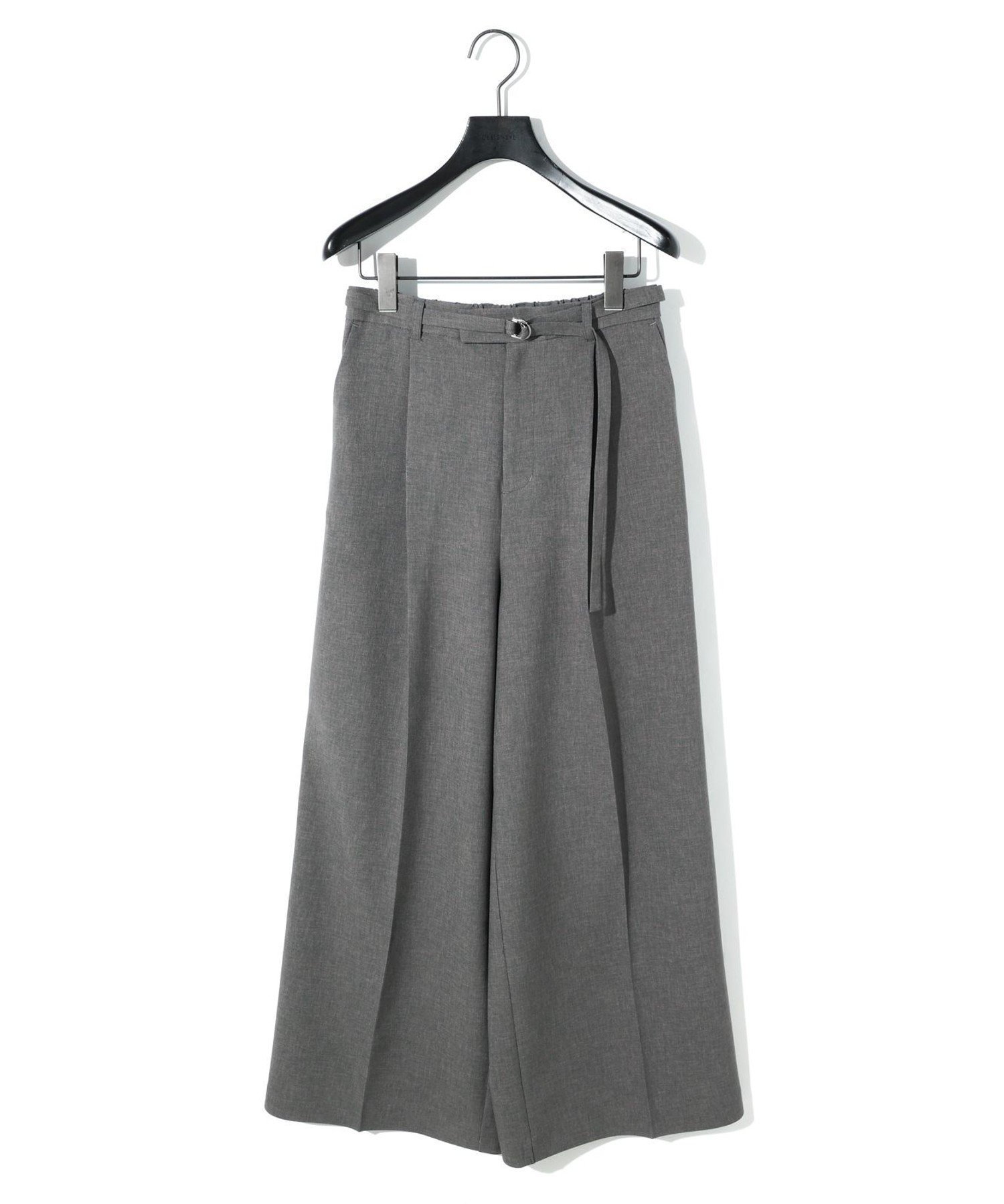 【マーコート/MARcourt】のMIDIUMISOLID for Ladies ストレートワイドパンツ インテリア・キッズ・メンズ・レディースファッション・服の通販 founy(ファニー) 　ファッション　Fashion　レディースファッション　Fashion for Women　パンツ　Pants & Trousers　おすすめ　Recommended / Our Picks　ストレート　Straight, Straight Cut　セットアップ　Set-Up, Coordinated Outfit　センター　Center, Center Line　フロント　Front, Front Design　ベスト　Vest, Waistcoat　ポケット　Pocket, Pocket Detail　ルーズ　Loose, Oversized　ワイド　Wide, Wide Fit　吸水　Absorbent, Quick-Dry　夏　Summer　無地　Plain, Solid Color　秋　Autumn　グレー|ID: prp329100004602037 ipo3291000000032720600