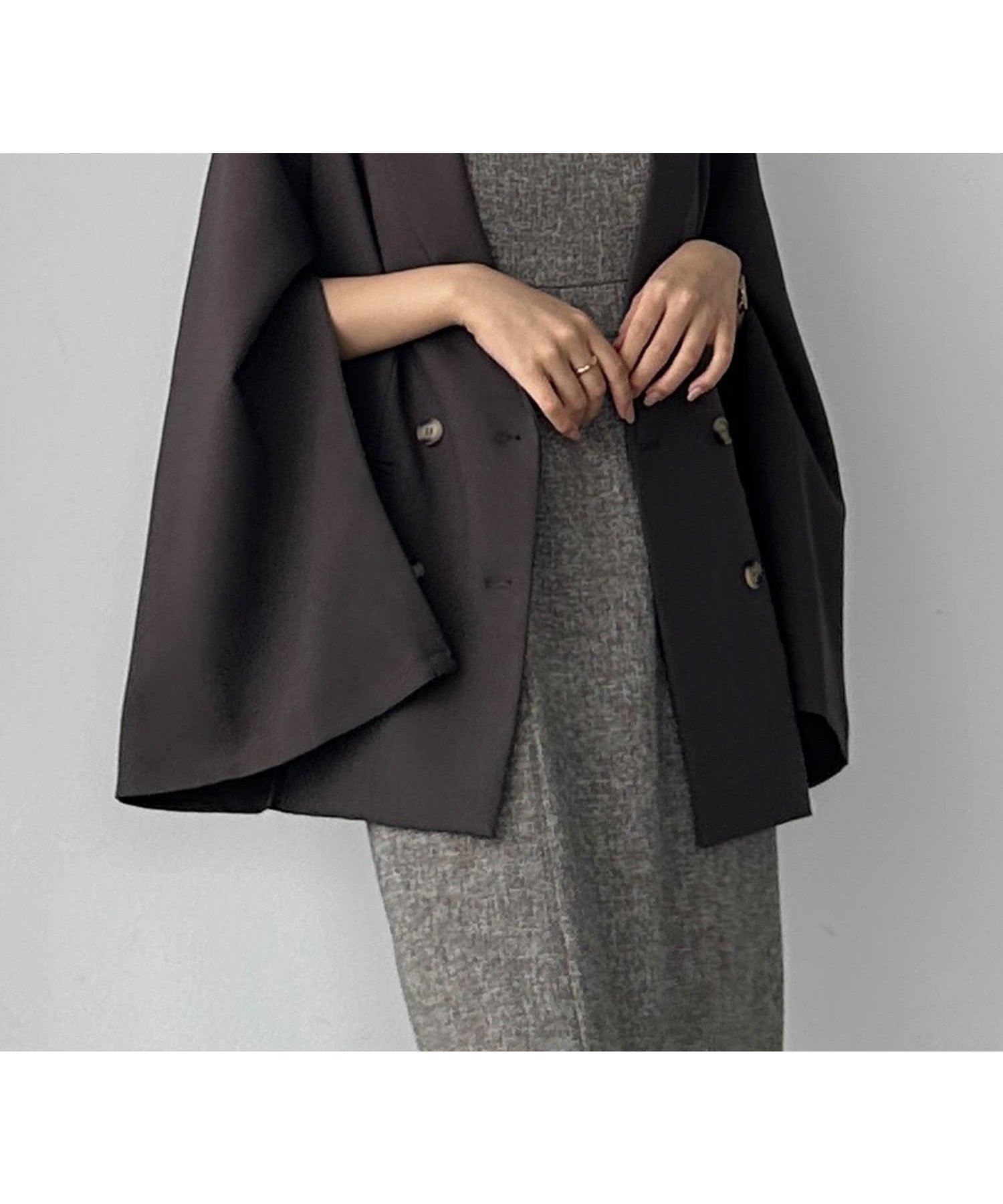 【ジュノア/JUNOAH】のLouere2wayテーラードジャケット インテリア・キッズ・メンズ・レディースファッション・服の通販 founy(ファニー) 　ファッション　Fashion　レディースファッション　Fashion for Women　アウター　Coat / Outerwear Collection　レディースジャケット・軽アウター　Jackets　テーラードジャケット / 通勤・きれいめスタイル　Tailored Jackets & Blazers　チェック　Check, Plaid, Tartan　無地　Plain, Solid Color　グレー|ID: prp329100004602043 ipo3291000000033624483