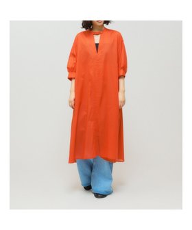 【マーコート/MARcourt】のMIDIUMISOLID for Ladies スタンドカラースキッパーワンピース 人気、トレンドファッション・服の通販 founy(ファニー) ファッション Fashion レディースファッション Fashion for Women ワンピース Dresses サマー Summer, Summer Style シアー Sheer, See-Through スキッパー Skipper, Open Collar スタンド Stand Collar, Upright Stand スリーブ Sleeve, Long Sleeve / Short Sleeve ポケット Pocket, Pocket Detail エレガント 上品 Elegant 無地 Plain, Solid Color |ID:prp329100004602046