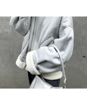 【マジェスティック レゴン/MAJESTIC LEGON】のオーバーサイズボアブルゾン 人気、トレンドファッション・服の通販 founy(ファニー) ファッション Fashion レディースファッション Fashion for Women アウター Coat / Outerwear Collection ブルゾンジャケット・スポーティアウター Blouson Jackets ジャケット Jacket, Outerwear ダウン Down, Puffer デニム Denim, Jeans Material トレンド Trend, Trending Now パイピング Piping, Trim Design フェイクムートン Faux Shearling, Faux Mouton フェミニン Feminine, Girly ブルゾン Blouson, Bomber Jacket 再入荷 Restock / Back in Stock おすすめ Recommended / Our Picks |ID:prp329100004602051