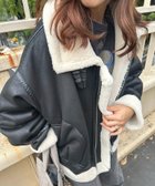 【マジェスティック レゴン/MAJESTIC LEGON】のオーバーサイズボアブルゾン 人気、トレンドファッション・服の通販 founy(ファニー) ファッション Fashion レディースファッション Fashion for Women アウター Coat / Outerwear Collection ブルゾンジャケット・スポーティアウター Blouson Jackets ジャケット Jacket, Outerwear ダウン Down, Puffer デニム Denim, Jeans Material トレンド Trend, Trending Now パイピング Piping, Trim Design フェイクムートン Faux Shearling, Faux Mouton フェミニン Feminine, Girly ブルゾン Blouson, Bomber Jacket 再入荷 Restock / Back in Stock おすすめ Recommended / Our Picks thumbnail ブラック|ID: prp329100004602051 ipo3291000000032720739