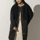 【エウクレイド/EUCLAID】のボアコンビキルティングリバーシブルコート ブラック|ID: prp329100004602088 ipo3291000000032721076