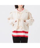 【ビームス ウイメン/BEAMS】のコットン ミリタリー フード ジャケット IVORY|ID: prp329100004602105 ipo3291000000032721213