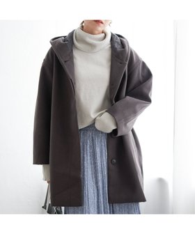 【イッカ/ikka】のRENU メルトンミドル丈フードジャケット 人気、トレンドファッション・服の通販 founy(ファニー) ファッション Fashion レディースファッション Fashion for Women アウター Coat / Outerwear Collection レディースジャケット・軽アウター Jackets ジャケット Jacket, Outerwear チュニック Tunic, Long Top パステル Pastel, Soft Color フロント Front, Front Design ベーシック Basic, Essential ミドル Middle Length, Mid Height メルトン Melton, Heavy Wool |ID:prp329100004602114