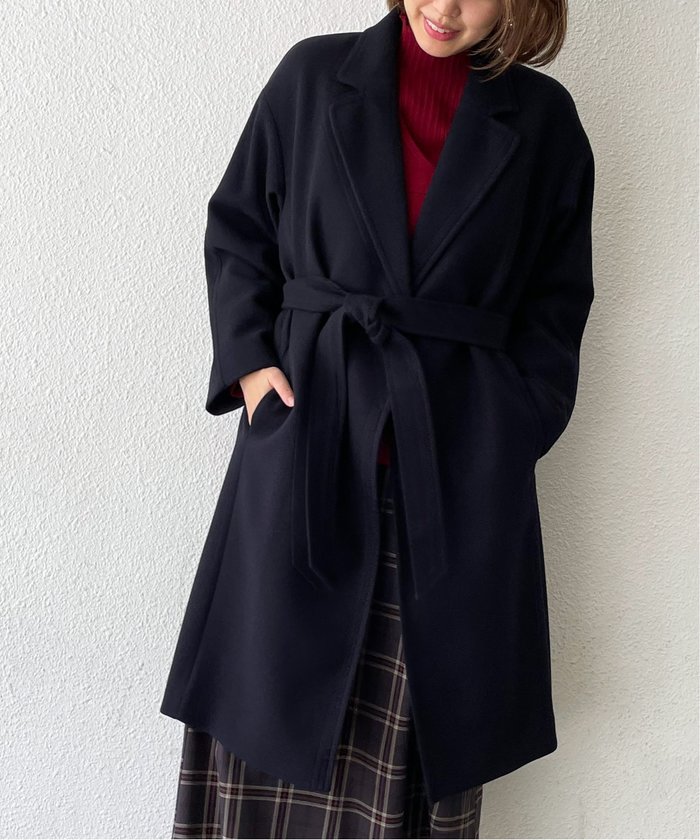 【イッカ/ikka】のウールライクサッシュ付きテーラーコート インテリア・キッズ・メンズ・レディースファッション・服の通販 founy(ファニー) https://founy.com/ ファッション Fashion レディースファッション Fashion for Women アウター Coat / Outerwear Collection コート・ロングコート・ピーコート Long Coats, Peacoats & More おすすめ Recommended / Our Picks シンプル Simple, Minimal ジャケット Jacket, Outerwear チェスターコート Chester Coat, Long Coat ドロップ Drop Shoulder, Dropped Style ビジネス 仕事 通勤 Business / Work / Commuting |ID: prp329100004602118 ipo3291000000032721326