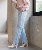 【アンデミュウ/Andemiu】のKUROKIデニムスリットストレートパンツ 人気、トレンドファッション・服の通販 founy(ファニー) ファッション Fashion レディースファッション Fashion for Women パンツ Pants & Trousers ストレッチ Stretch, Stretchy Fabric スリット Slit, Slit Detail デニム Denim, Jeans Material フェミニン Feminine, Girly thumbnail ブリーチ|ID: prp329100004602127 ipo3291000000032721449