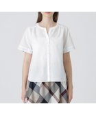 【ブルーレーベル クレストブリッジ/BLUE LABEL CRESTBRIDGE】のドライクリアシャンブレースキッパーブラウス 人気、トレンドファッション・服の通販 founy(ファニー) ファッション Fashion レディースファッション Fashion for Women トップス・カットソー Cut & Sew Tops シャツ・ブラウス・オフィスカジュアル Elegant Blouses & Button-Ups スキッパー Skipper, Open Collar バランス Balance, Style Balance ベーシック Basic, Essential thumbnail ホワイト|ID: prp329100004602130 ipo3291000000032721472