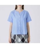 【ブルーレーベル クレストブリッジ/BLUE LABEL CRESTBRIDGE】のドライクリアシャンブレースキッパーブラウス 人気、トレンドファッション・服の通販 founy(ファニー) ファッション Fashion レディースファッション Fashion for Women トップス・カットソー Cut & Sew Tops シャツ・ブラウス・オフィスカジュアル Elegant Blouses & Button-Ups スキッパー Skipper, Open Collar バランス Balance, Style Balance ベーシック Basic, Essential thumbnail サックス|ID: prp329100004602130 ipo3291000000032721474