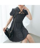 【マジェスティック レゴン/MAJESTIC LEGON】の襟付きデコルテオープンミニワンピ 人気、トレンドファッション・服の通販 founy(ファニー) ファッション Fashion レディースファッション Fashion for Women ワンピース Dresses カットソー Cut and Sewn Top コンパクト Compact, Small Size シャーリング Shirring, Ruched デコルテ Décolleté, Neckline フィット Fit, Slim Fit 旅行 Travel thumbnail ブラック柄|ID: prp329100004602131 ipo3291000000032721486