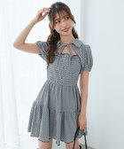 【マジェスティック レゴン/MAJESTIC LEGON】の襟付きデコルテオープンミニワンピ 人気、トレンドファッション・服の通販 founy(ファニー) ファッション Fashion レディースファッション Fashion for Women ワンピース Dresses カットソー Cut and Sewn Top コンパクト Compact, Small Size シャーリング Shirring, Ruched デコルテ Décolleté, Neckline フィット Fit, Slim Fit 旅行 Travel thumbnail グレー柄|ID: prp329100004602131 ipo3291000000032721487