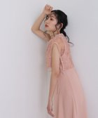 【プールヴー/PourVous】のスパンコールレースドッキング結婚式オケージョンドレス同窓会パーティードレス ピンク|ID: prp329100004602134 ipo3291000000032721552