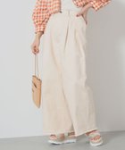 【ビームス ハート/BEAMS HEART】のフリンジ タック ワイドデニムパンツ NATURAL|ID: prp329100004602143 ipo3291000000032721620