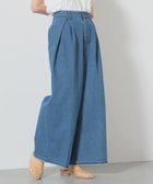 【ビームス ハート/BEAMS HEART】のフリンジ タック ワイドデニムパンツ BLEACH|ID: prp329100004602143 ipo3291000000032721627