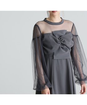 【プールヴー/PourVous】のビスチェ パフスリーブ結婚式オケージョンドレス同窓会パーティードレスお呼ばれ 人気、トレンドファッション・服の通販 founy(ファニー) ファッション Fashion レディースファッション Fashion for Women トップス・カットソー Cut & Sew Tops ビスチェ Bustiers & Corset Tops / Layered Bustier Style ワンピース Dresses フォーマル・パーティードレス・結婚式用ドレス Elegant & Casual Dresses シアー Sheer, See-Through スリーブ Sleeve, Long Sleeve / Short Sleeve デコルテ Décolleté, Neckline ドレス Dress, One-Piece パーティ Party, Party Style ビスチェ Bustier, Corset Top フィット Fit, Slim Fit リボン Ribbon, Bow ロング Long, Long-Length おすすめ Recommended / Our Picks エレガント 上品 Elegant セレモニー Ceremony 結婚式 Wedding 二次会 After Party |ID:prp329100004602145