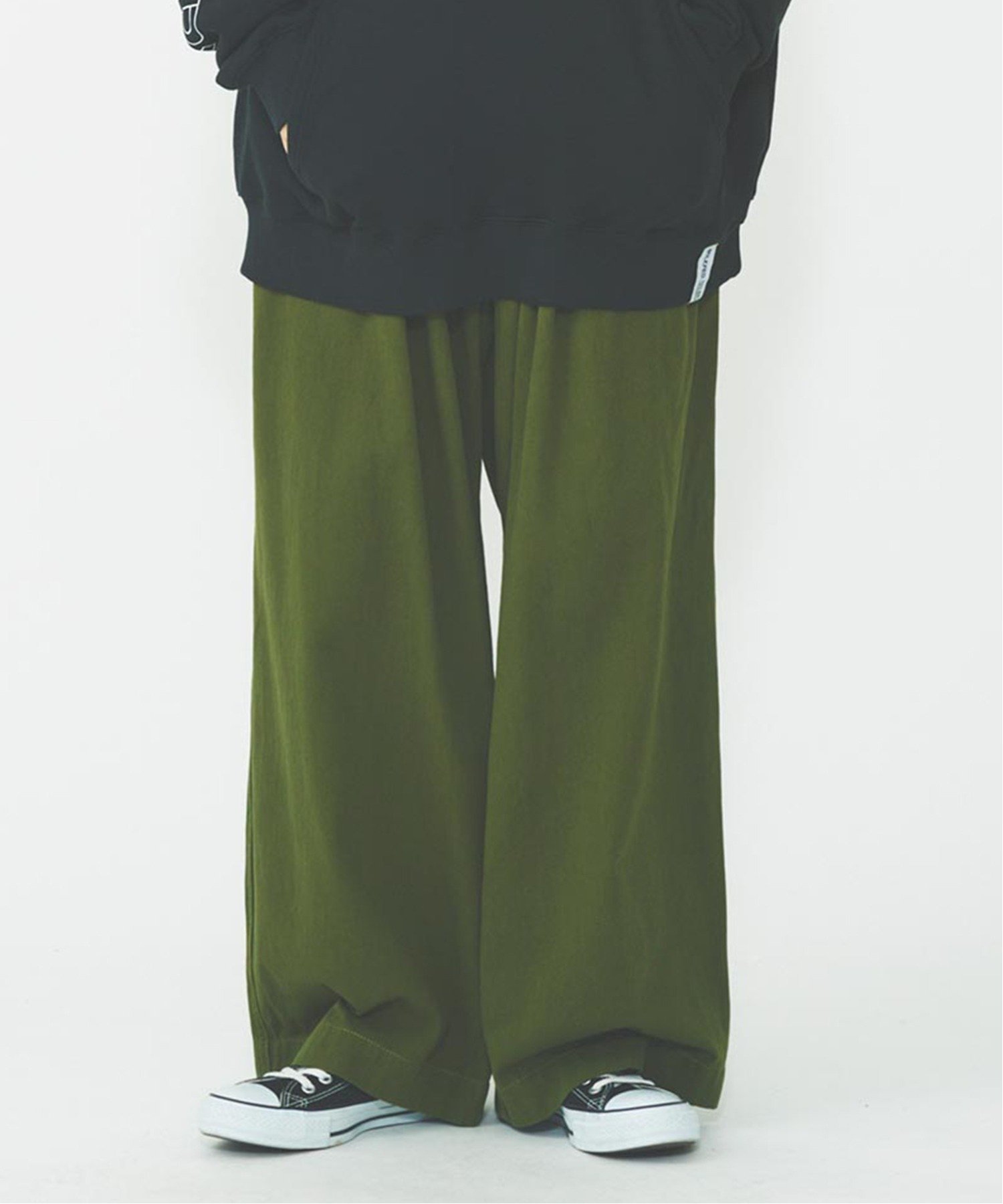 【ミルクフェド/MILKFED.】のMULTI-TUCK PANTS MILKFED. インテリア・キッズ・メンズ・レディースファッション・服の通販 founy(ファニー) 　ファッション　Fashion　レディースファッション　Fashion for Women　パンツ　Pants & Trousers　フェミニン　Feminine, Girly　ロング　Long, Long-Length　ワイド　Wide, Wide Fit　OLIVE|ID: prp329100004602151 ipo3291000000032721650