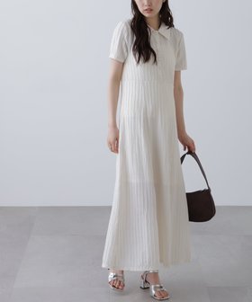 【フリーズマート/FREE'S MART】のカットジャガードポロワンピース 人気、トレンドファッション・服の通販 founy(ファニー) ファッション Fashion レディースファッション Fashion for Women ワンピース Dresses おすすめ Recommended / Our Picks カットジャガード Cut Jacquard サンダル Sandals, Summer Shoes シェイプ Shape, Slim Fit スキッパー Skipper, Open Collar トレンド Trend, Trending Now マーメイド Mermaid, Fishtail Silhouette |ID:prp329100004602156