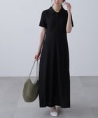 【フリーズマート/FREE'S MART】のカットジャガードポロワンピース 人気、トレンドファッション・服の通販 founy(ファニー) ファッション Fashion レディースファッション Fashion for Women ワンピース Dresses おすすめ Recommended / Our Picks カットジャガード Cut Jacquard サンダル Sandals, Summer Shoes シェイプ Shape, Slim Fit スキッパー Skipper, Open Collar トレンド Trend, Trending Now マーメイド Mermaid, Fishtail Silhouette thumbnail ブラック|ID: prp329100004602156 ipo3291000000032721685