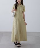 【フリーズマート/FREE'S MART】のカットジャガードポロワンピース 人気、トレンドファッション・服の通販 founy(ファニー) ファッション Fashion レディースファッション Fashion for Women ワンピース Dresses おすすめ Recommended / Our Picks カットジャガード Cut Jacquard サンダル Sandals, Summer Shoes シェイプ Shape, Slim Fit スキッパー Skipper, Open Collar トレンド Trend, Trending Now マーメイド Mermaid, Fishtail Silhouette thumbnail イエロー|ID: prp329100004602156 ipo3291000000032721687
