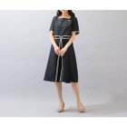 【ローズティアラ/Rose Tiara】の【美シルエットワンピ】【接触冷感/防シワ】パイピングリボンワンピース 人気、トレンドファッション・服の通販 founy(ファニー) ファッション Fashion レディースファッション Fashion for Women ワンピース Dresses スクエア Square, Square Shape パイピング Piping, Trim Design フィット Fit, Slim Fit フレア Flare, Flared リボン Ribbon, Bow thumbnail ブラック|ID: prp329100004602171 ipo3291000000032721779