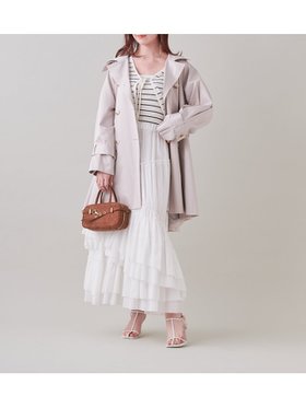 【スナイデル/SNIDEL】 ミドルフレアトレンチコート人気、トレンドファッション・服の通販 founy(ファニー) ファッション Fashion レディースファッション Fashion for Women アウター Coat / Outerwear Collection コート・ロングコート・ピーコート Long Coats, Peacoats & More トレンチコート / 春秋の定番アウター Trench Coats ウェーブ Wavy Pattern クラシカル Classical, Vintage-Inspired スタンド Stand Collar, Upright Stand ストレート Straight, Straight Cut フレア Flare, Flared ボトム Bottoms, Lower Wear ミドル Middle Length, Mid Height おすすめ Recommended / Our Picks |ID:prp329100004602188