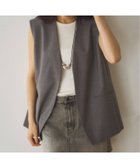 【プラージュ/Plage】の《一部カラー有楽町店・WEB限定追加》calla lily ジレ グレーB|ID: prp329100004602219 ipo3291000000032722208