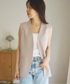 【プラージュ/Plage】の《一部カラー有楽町店・WEB限定追加》calla lily ジレ ベージュ|ID: prp329100004602219 ipo3291000000032722211