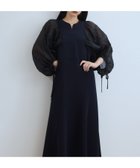 【アダム エ ロペ/ADAM ET ROPE'】の【WEB限定】・【オケージョン】シアースリーブコンビドレス ネイビー系(41)|ID: prp329100004602234 ipo3291000000032722273