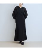 【アダム エ ロペ/ADAM ET ROPE'】の【WEB限定】・【オケージョン】シアースリーブコンビドレス ブラック(01)|ID: prp329100004602234 ipo3291000000032722275