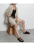 【テチチ/Te chichi】のリネンブレンドショートパンツ(セットアップ可)《2025summer catalog item》 ベージュ|ID: prp329100004602247 ipo3291000000032722363