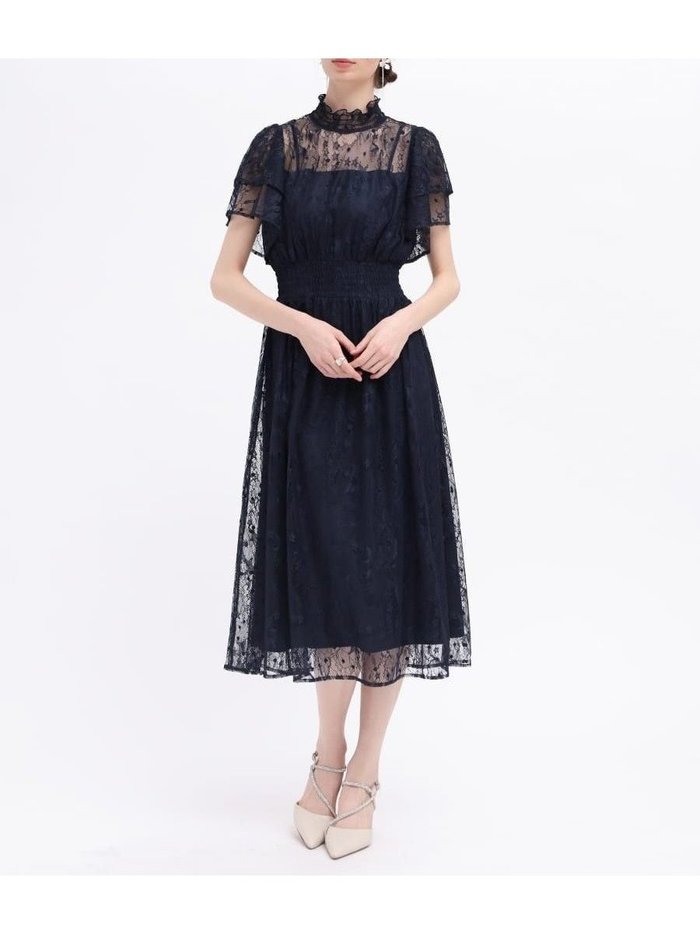 【ヴァン/Vin】の総レースミディフレアドレス インテリア・キッズ・メンズ・レディースファッション・服の通販 founy(ファニー) https://founy.com/ ファッション Fashion レディースファッション Fashion for Women ワンピース Dresses フォーマル・パーティードレス・結婚式用ドレス Elegant & Casual Dresses クラシカル Classical, Vintage-Inspired ドレス Dress, One-Piece フリル Frill, Ruffle フレア Flare, Flared レース Lace, Lace Fabric |ID: prp329100004602249 ipo3291000000032722374