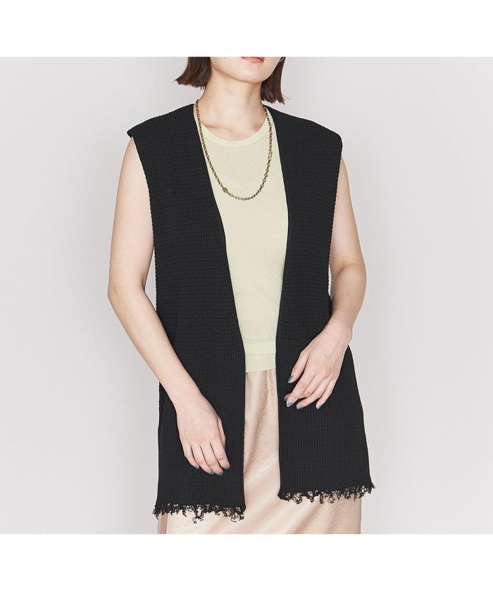 【その他のブランド/Other】のASTRAET ワッフル ニットジレ インテリア・キッズ・メンズ・レディースファッション・服の通販 founy(ファニー) https://founy.com/ ファッション Fashion レディースファッション Fashion for Women アウター Coat / Outerwear Collection トップス・カットソー Cut & Sew Tops ニット Knit Tops & Sweaters ベスト&ジレ / 重ね着スタイル Vests & Gilets ダメージ Distressed, Destroyed デニム Denim, Jeans Material ボトム Bottoms, Lower Wear ワッフル Waffle, Waffle Knit |ID: prp329100004602251 ipo3291000000032722405